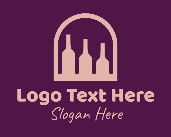 Bottles logo example 1