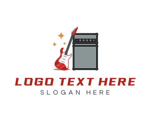 Electric Guitar Amplifier Speaker logo