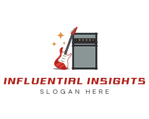 Electric Guitar Amplifier Speaker logo