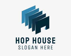 Warehouse Storage House  logo design