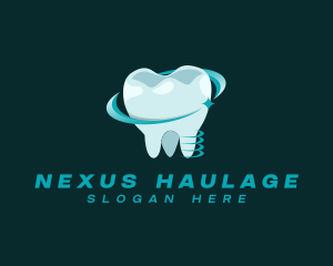 Dental Tooth Implant Logo