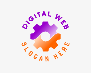 Digital Gear Software Technology  logo design