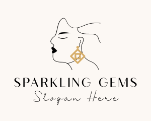 Woman Luxe Jewelry Earring logo