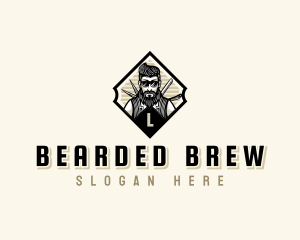 Beard Barbershop Stylist logo