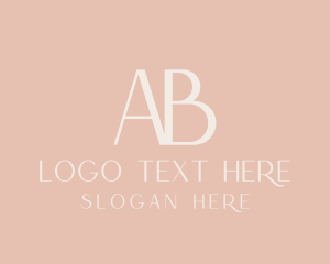 Feminine Elegant Beauty Brand Lettermark logo