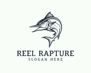 Marlin Fish Fishing logo