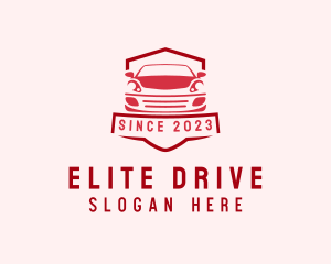 Car Driving School Badge logo design