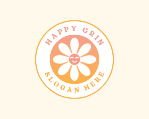 Happy Flower Smile logo