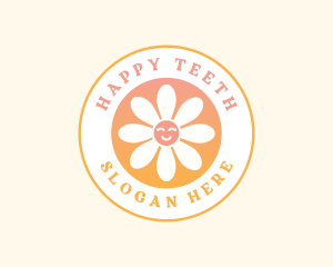 Happy Flower Smile logo
