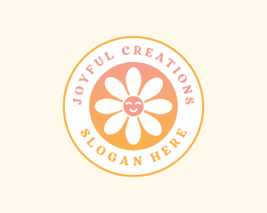 Happy Flower Smile logo