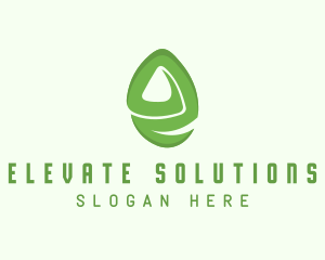 Green E Gemstone logo design