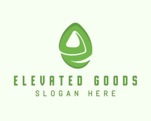 Green E Gemstone logo design