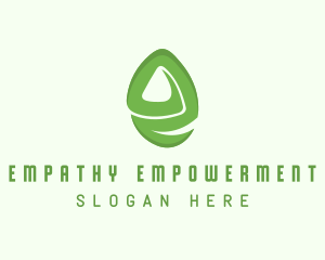 Green E Gemstone logo design