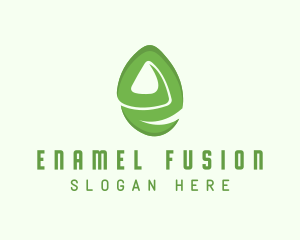 Green E Gemstone logo design