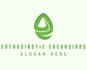 Green E Gemstone logo design