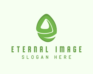 Green E Gemstone logo design