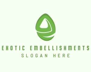 Green E Gemstone logo design