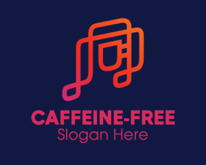 Digital Music Cafe  logo design