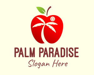 Apple Palm Tree  logo