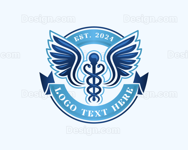 Medical Health Caduceus Logo