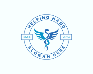 Caduceus Medical Hospital logo design