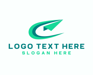 Plane Courier Delivery logo