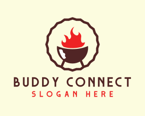 Smoked Hot Barbecue BBQ Grill logo design