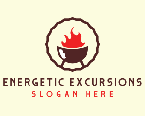 Smoked Hot Barbecue BBQ Grill logo design