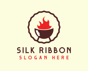 Smoked Hot Barbecue BBQ Grill logo design