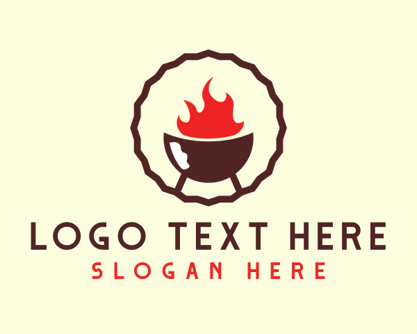 Sizzling logo example 2