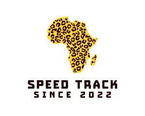 Leopard African Map logo