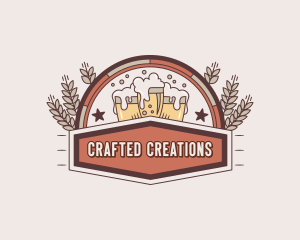 Liquor Beer Mug logo design