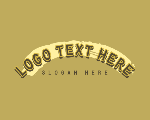 Rustic Pub Paint Brush logo