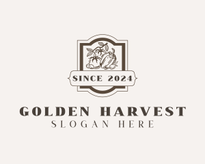 Organic Produce Farm logo design