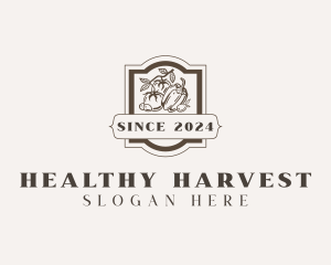 Organic Produce Farm logo design