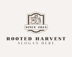 Organic Produce Farm logo design