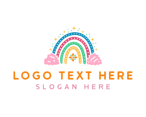 Rainbow Daycare Boho logo