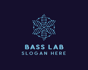 Flower Biotech Laboratory logo design