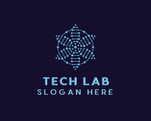 Flower Biotech Laboratory logo design