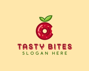 Apple Jelly Donut  logo design