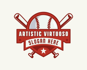 Baseball Varsity Sports logo design