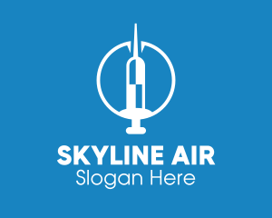 Rocket Vaccine Syringe logo
