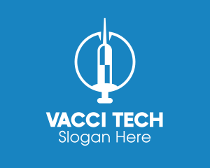 Rocket Vaccine Syringe logo