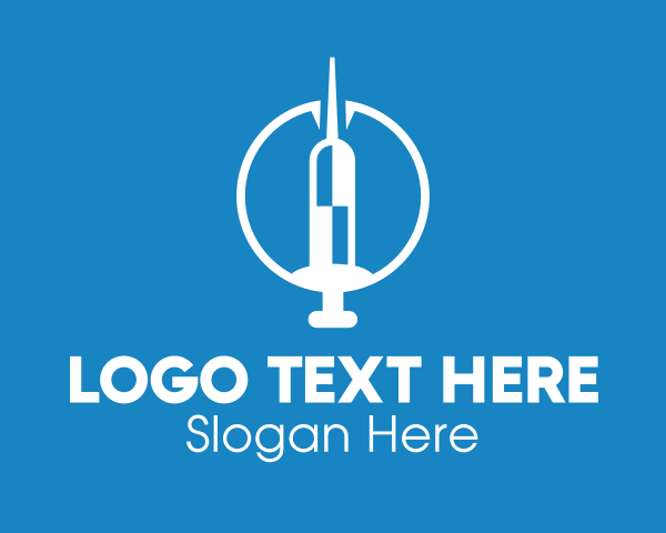 Hypodermic Needle logo example 3