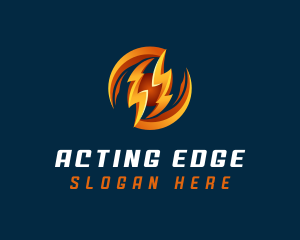 Electric Lightning Charge logo design