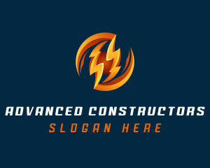 Electric Lightning Charge logo design