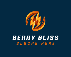 Electric Lightning Charge logo design