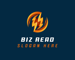 Electric Lightning Charge logo design