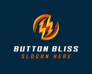 Electric Lightning Charge logo design