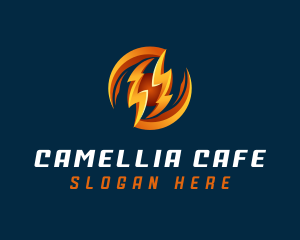 Electric Lightning Charge logo design